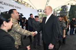 Президент Азербайджана ознакомился с проведёнными работами в городе Ходжавенд и встретился с жителями -ОБНОВЛЕНО 