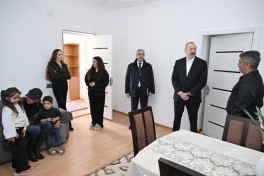 Президент Ильхам Алиев ознакомился с работами, проделанными в селе Ханабад Ходжалинского района-ФОТО -ОБНОВЛЕНО 