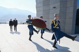 Президент Азербайджана принял участие в открытии Мемориала жертвам Ходжалинского геноцида -ФОТО-ВИДЕО-ОБНОВЛЕНО-3 