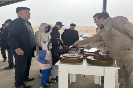 Группа переселенцев прибыла в село Хоровлу Джабраильского района, им вручены ключи от домов -ФОТО-ОБНОВЛЕНО 