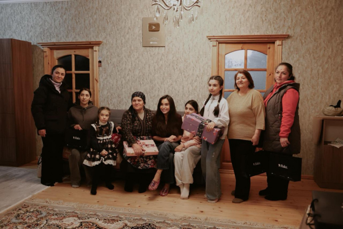 Лейла Алиева стала гостем проекта Kənd Həyatı в Гусаре