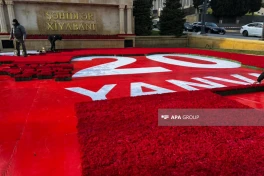 На Аллее шехидов началась подготовка к годовщине трагедии 20 Января – ФОТО – ВИДЕО 