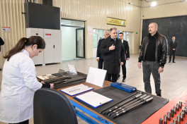 Президент Азербайджана принял участие в открытии после реконструкции Тертерского электромеханического завода-ОБНОВЛЕНО 
