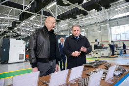 Президент Азербайджана принял участие в открытии после реконструкции Тертерского электромеханического завода-ОБНОВЛЕНО 