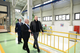 Президент Ильхам Алиев принял участие в открытии ГЭС «Гозлукёрпю» в Агдеринском районе-ОБНОВЛЕНО 