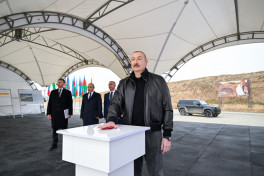 Президент Ильхам Алиев ознакомился с деятельностью горноперерабатывающего комплекса «Демирли» в селе Джанйатаг Агдеринского района-ОБНОВЛЕНО 