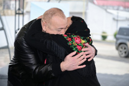 Президент Ильхам Алиев встретился с жителями сел Ашагы Оратаг, Чылдыран, Хейвалы и Чапар Агдеринского района-ОБНОВЛЕНО 