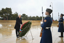 Президент Ильхам Алиев почтил память шехидов 20 Января