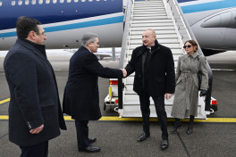 Президент Азербайджана прибыл в Швейцарию для участия в Давосском форуме