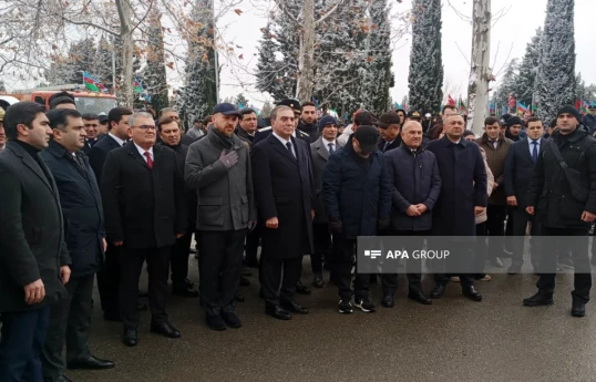 Сын президента Турции Билал Эрдоган посетил Аллею шехидов в Гяндже-ФОТО 
