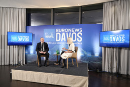 Президент Ильхам Алиев в Давосе дал интервью телеканалу «Euronews»-ФОТО-ОБНОВЛЕНО 