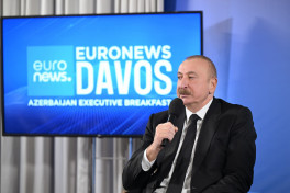 Президент Ильхам Алиев в Давосе дал интервью телеканалу «Euronews»-ФОТО-ОБНОВЛЕНО 