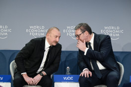 Президент Ильхам Алиев в Давосе принял участие в панельном заседании на тему «Определение экономической идентичности Евразии»-ОБНОВЛЕНО-1 