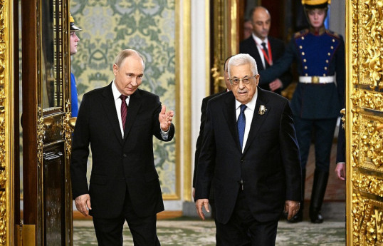 Владимир Путин, Махмуд Аббас