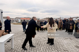 Очередная группа переселенцев прибыла в село Хоровлу Джабраильского района, им вручены ключи от домов-ОБНОВЛЕНО-ВИДЕО 