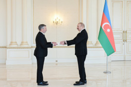 Президент Азербайджана принял верительные грамоты новоназначенного посла Норвегии