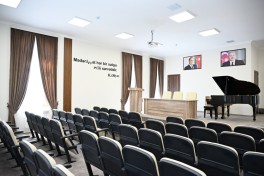 Лейла Алиева побывала в Шекинской городской Школе искусств-ФОТО 