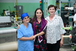 Лейла Алиева ознакомилась с деятельностью ОАО «Азерипек»