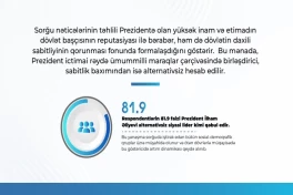 93,6 процента респондентов положительно оценивают деятельность Президента — ОПРОС 