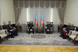 Керим Велиев встретился с делегацией во главе с турецким генералом