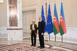 Президент Ильхам Алиев провёл встречу один на один с Президентом Еврокомиссии