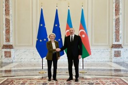 Президент Ильхам Алиев провёл встречу один на один с Президентом Еврокомиссии