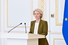 Президент Ильхам Алиев и Урсула фон дер Ляйен выступили с заявлениями для прессы - ОБНОВЛЕНО 