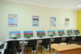 Лейла Алиева приняла участие в открытии здания школы в Евлахе-ФОТО 