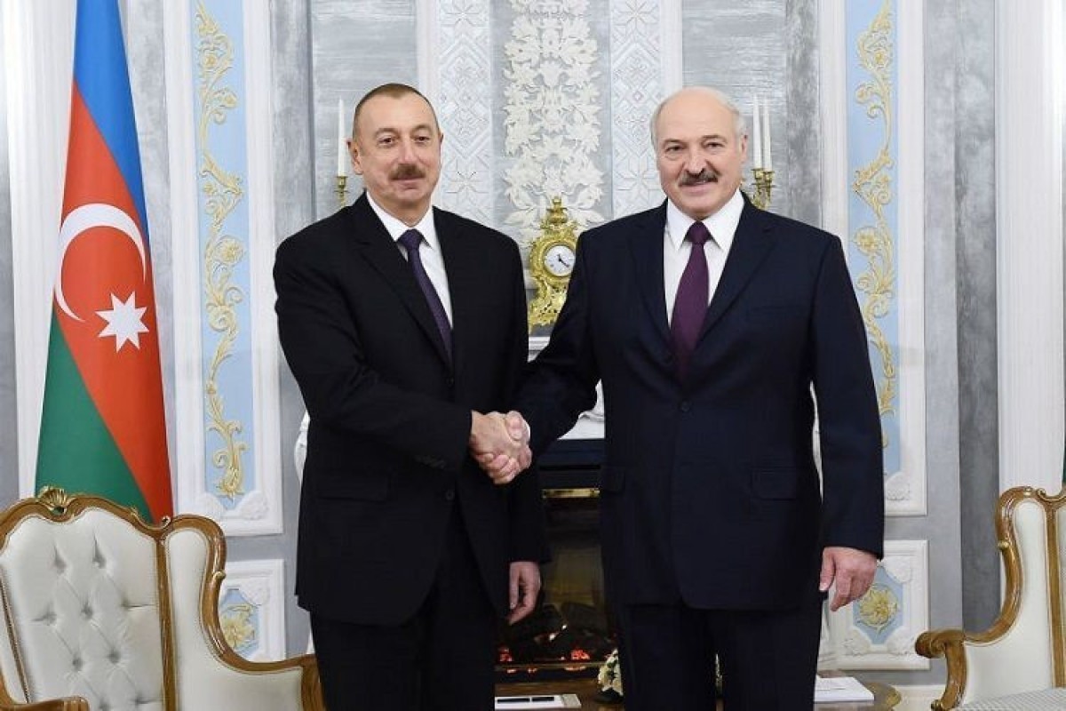 Президент Ильхам Алиев направил поздравление Александру Лукашенко