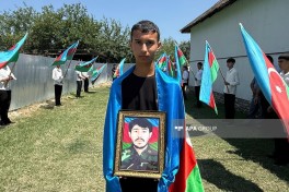 Останки пропавшего без вести шехида Первой Карабахской войны Даяната Мусаева захоронены в Уджарском районе -ФОТО 