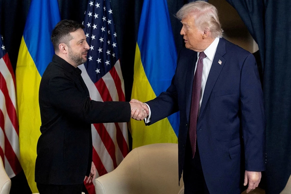 президент США Дональд Трамп, президент Украины Владимир Зеленский