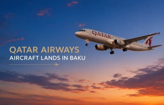 Самолет Qatar Airways, следовавший по маршруту Доха–Тбилиси, совершил внеплановую посадку в Баку