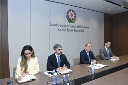 Джейхун Байрамов встретился с новым резидентом-координатором ООН в Азербайджане