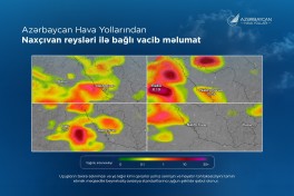 AZAL: Ряд рейсов Баку–Нахчыван отложен из-за грозы