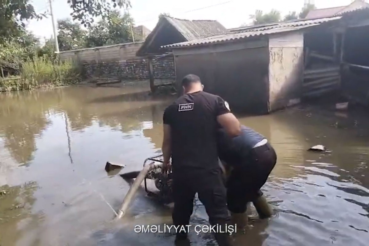МЧС: Принимаются меры на затопленных территориях в Загатале, Балакяне и Агстафе-<span class="red_color">ВИДЕО