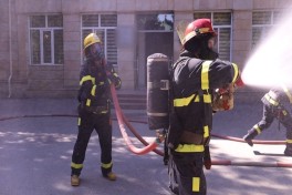 В Азербайджане прошли совместные учения МЧС и ГПС — ВИДЕО 