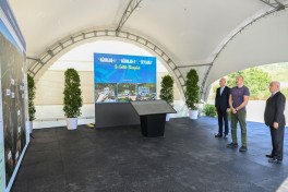 В Лачине состоялось открытие гидроэлектростанций, расположенных на реке Хочаз