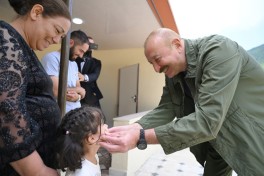 Президент Ильхам Алиев ознакомился с работами, проделанными в селе Кичик Галадереси Шушинского района, встретился с жителями, вернувшимися в село-ФОТО 