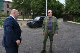 Президент Ильхам Алиев посетил село Гузейхырман Ходжавендского района -ФОТО 