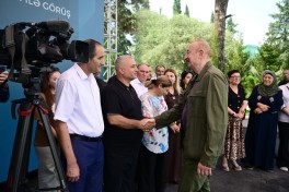 Президент Ильхам Алиев посетил село Гузейхырман Ходжавендского района -ФОТО 