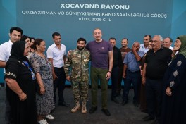 Президент Ильхам Алиев посетил село Гузейхырман Ходжавендского района -ФОТО 