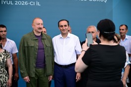 Президент Ильхам Алиев посетил село Гузейхырман Ходжавендского района -ФОТО 