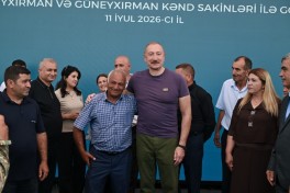 Президент Ильхам Алиев посетил село Гузейхырман Ходжавендского района -ФОТО 