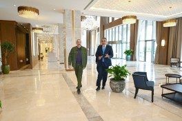 Президент Ильхам Алиев принял участие в открытии отеля «Ханкенди» -ФОТО 