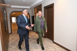 Президент Ильхам Алиев принял участие в открытии отеля «Ханкенди» -ФОТО 