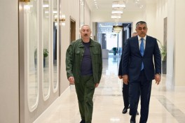 Президент Ильхам Алиев принял участие в открытии отеля «Ханкенди» -ФОТО 