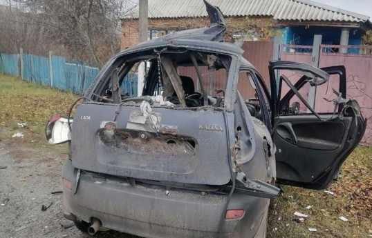 В Белгородской области РФ произошёл взрыв в автомобиле, один человек погиб, трое получили ранения