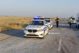 В Гаджигабуле опрокинулся пассажирский автобус, пострадало много людей-ФОТО 