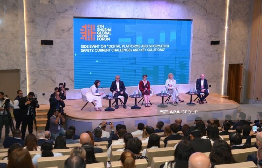 IV Шушинский Глобальный медиафорум: состоялась сессия, посвящённая безопасной информационной среде на цифровых платформах — ФОТО 