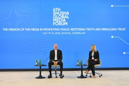 С участием Президента Азербайджанской Республики Ильхама Алиева начал работу IV Шушинский глобальный медиафорум-ПРЯМОЙ ЭФИР 